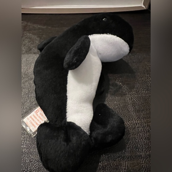 Ty Beanie Baby Waves the Orca Killer Whale NWT - Picture 2 of 3